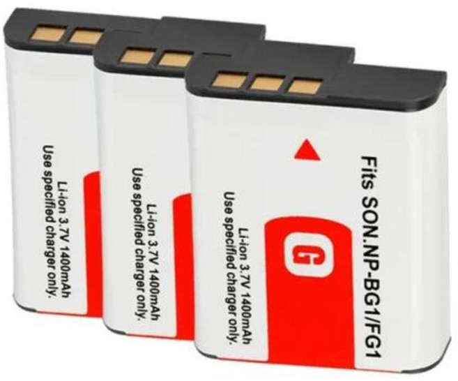 NPBG1 소니 사이버 샷 DSCWX1 DSCH50 DSCH55 DSCH3 DSCH7 DSCH9 DSCH10 DSCH20 카메라 배터리 NP BG1 FG1 배터리, 2) 3 Battery, 2) 3 Battery