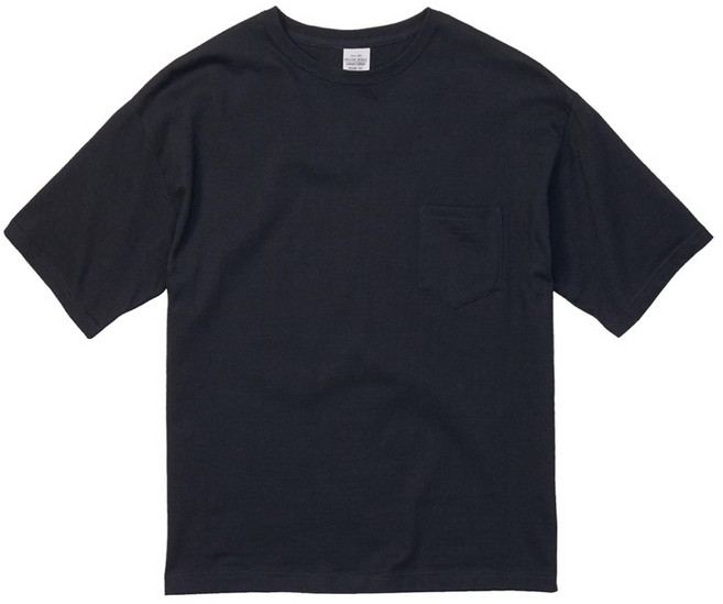 United Athle 5.6oz 寬鬆落肩 口袋短TEE