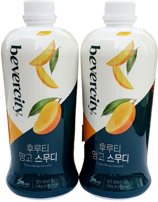 세미 망고 스무디 후루티 1.8kg, 2개