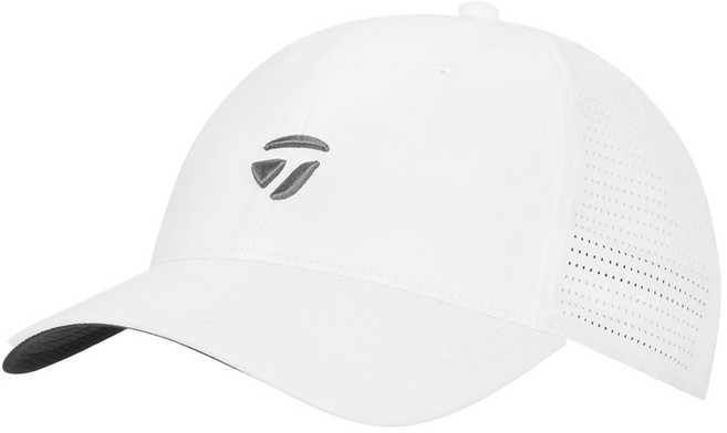 테일러메이드 26 LS 햄튼 퍼포레이티드 UF102 남성 골프모자, 화이트, 1개