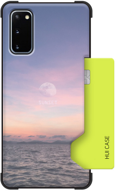 휘케이스 02.달(MOON) 디자인 갤럭시 슬림 카드수납 범퍼케이스