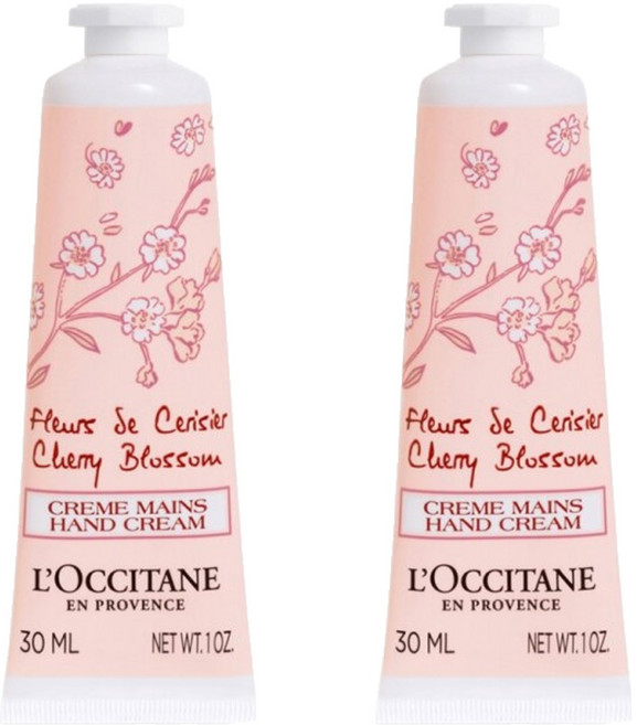 록시땅 체리 블러썸 핸드 크림, 30ml, 2개