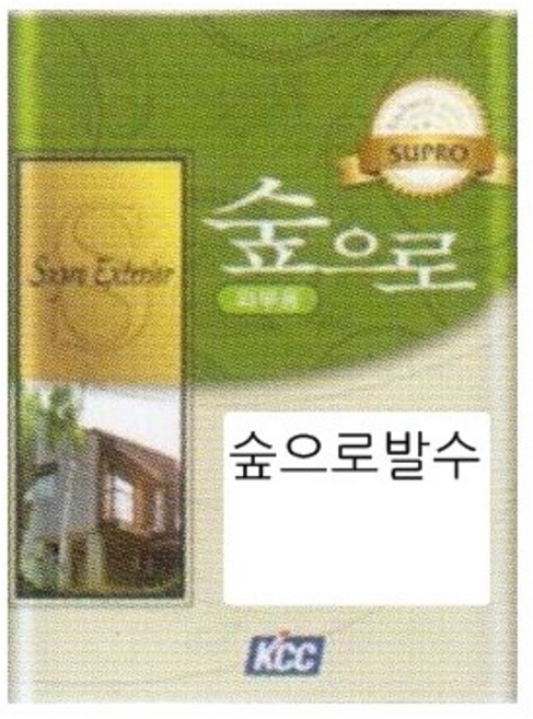 KCC 숲으로발수 18L / 친환경 외부용 방수 수성페인트, 1개
