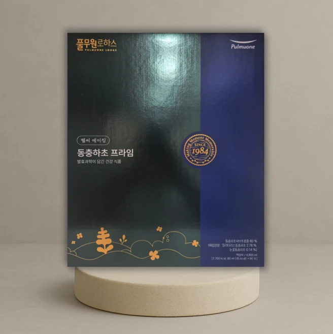 풀무원로하스 동충하초 프라임 1개월분(60포), 1박스 - 쿠팡
