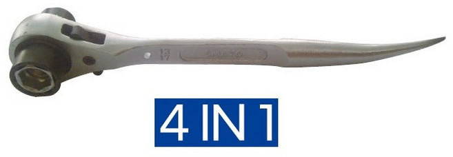 4규격 숏 라쳇렌치 아시바 견삭기 깔깔이 핸들 8x13-10x14mm, 8x13-10x14mm(숏)