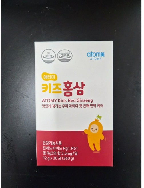 애터미 키즈 홍삼 스틱형 12g 30포, 1개, 360g