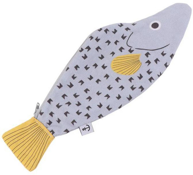 참신하고 물고기 모양 가방 재미있는 그루퍼 필통 대용량 학용품 화장품 정리함, 1개, 1. Fish Shape