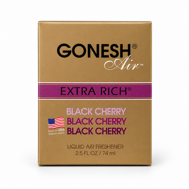 GONESH 特濃 黑櫻桃 液體空氣清新劑, 1件, 74ml, BLACK CHERRY