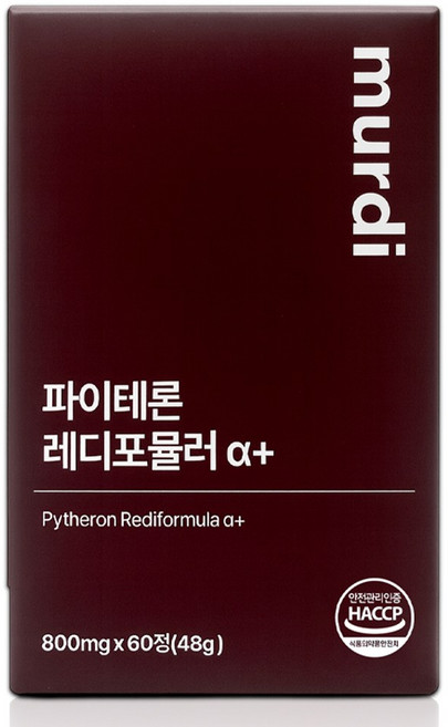 뮤르디 파이테론 레디포뮬러 알파플러스 800mg 글루타치온 저분자 콜라겐 히알루론산 엘라스틴, 1개, 60정