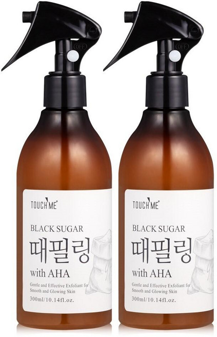 터치미 블랙슈가 위드 아하 때필링 스프레이, 2개, 300ml