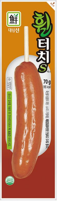 5분마켓 대림 휠터치 핫바 편의점간식 70g, 1개