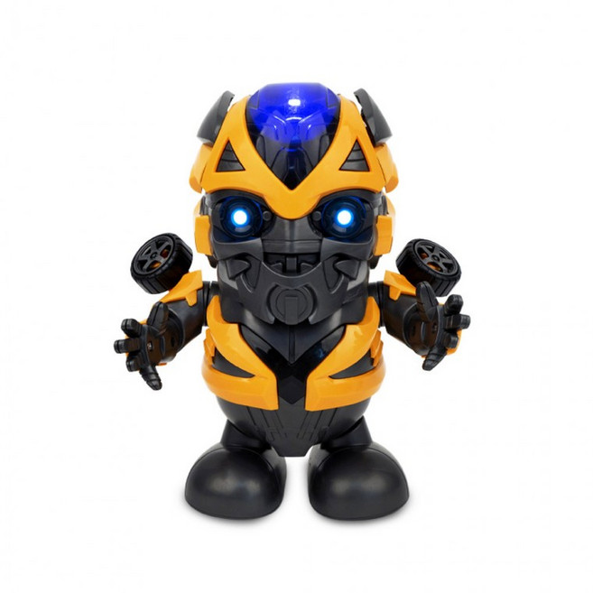 댄싱로봇 장난감 춤추는 아이언맨과 범블비 피큐어 단체행사 선물, 1개