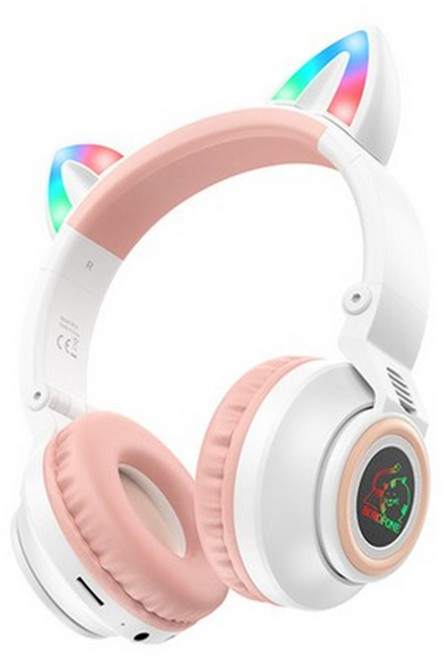 에스앤탑 어린이 헤드셋 c타입 헤드폰, 화이트