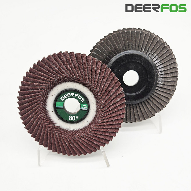 프리미엄 디스크휠페파 100mm 80방 날개수60장 디어포스 날개사포 해바라기사포, 100개