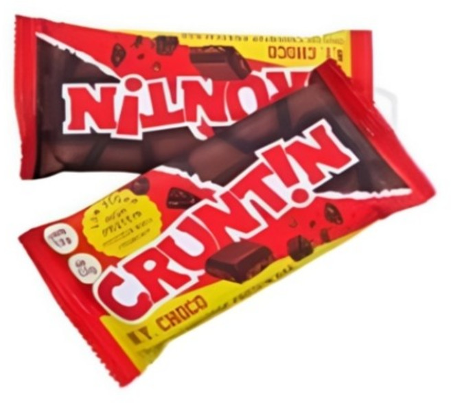 크런틴 초코팝 단백질바 N.Y. 초코, 6개, 48.5g