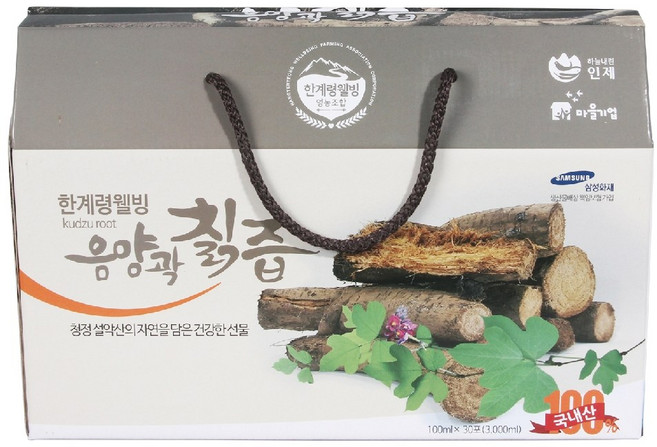 한계령웰빙-음양곽칡즙, 음양곽칡즙( 100ml*30포), 30개