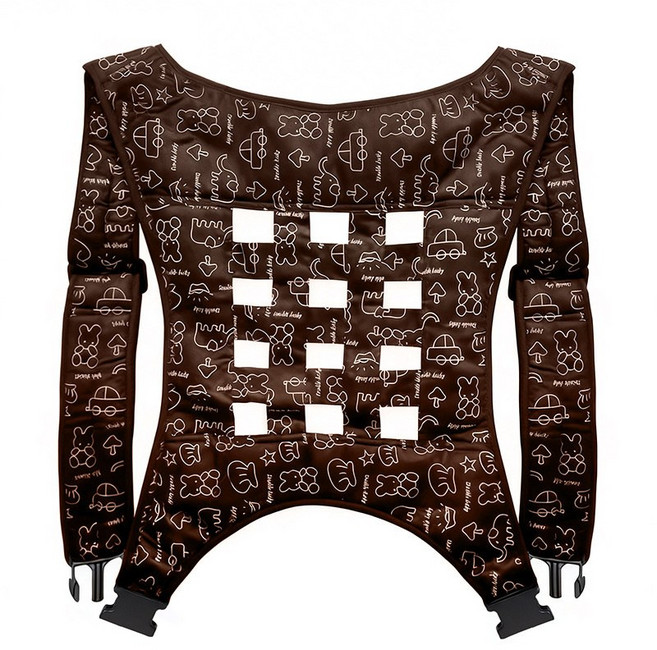 揹小孩的揹帶新款0-3歲寶寶四爪雙肩前背後背夏季透氣嬰兒傳統輕, 卡其