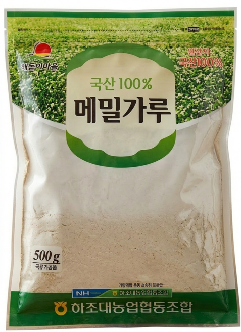 하조대농협 메밀가루, 500g, 1개