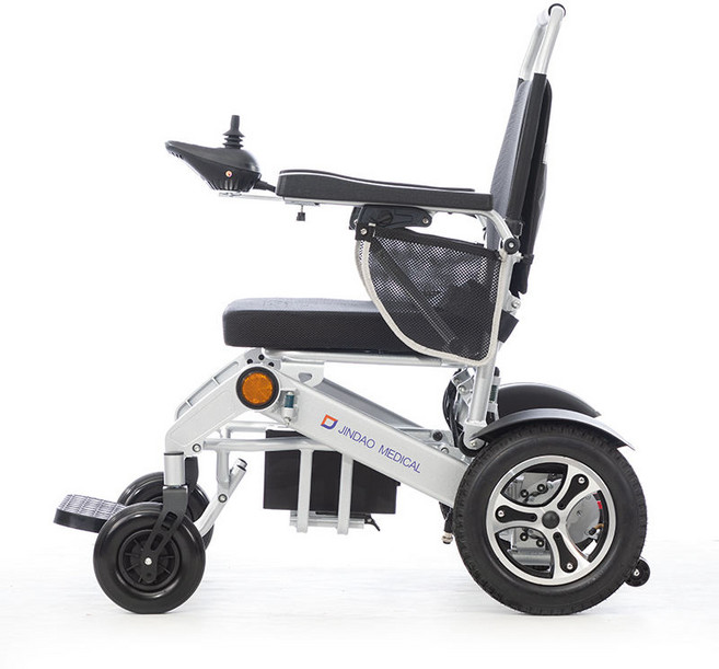 고급형 알루미늄 경량 전동 체어 노약자 장애 노인 나드리용 접이식 로봇휠, 1개, 기본