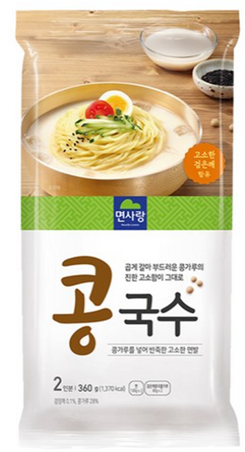 면사랑 콩국수, 360g, 10개
