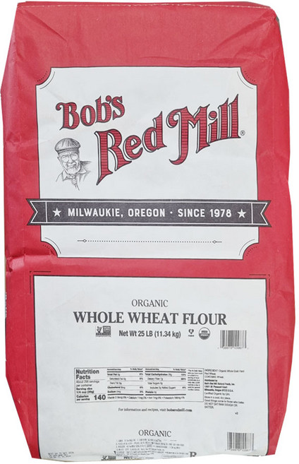 달곰베이킹 밥스레드밀 유기농 통밀가루11.34kg, 11.34kg, 1개