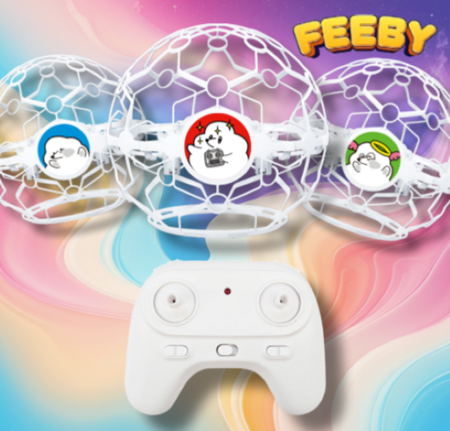드론축구 피비 FEEBY 드론 / 어린이 입문용 미니 교육용 기념품 드론 신학기 선물( 베터리 체커기 추가증정 ), 1개