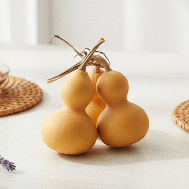 한소픈 미니 조롱박 3개 / 표주박 박바가지 전통소품 민속공예품