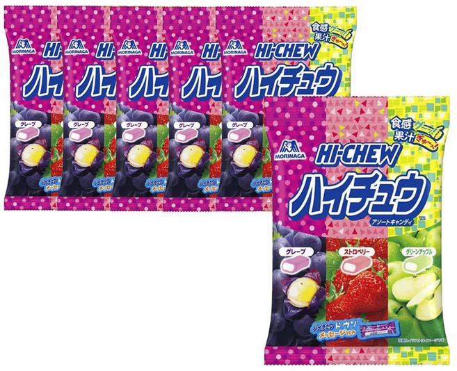 모리나가 하이츄 버라이어티 86g, 6개