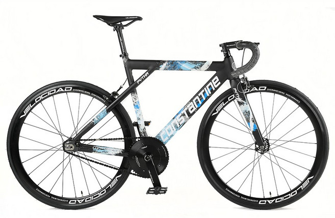 2025 콘스탄틴 피타 픽시 자전거 화이트 맷블랙 완성차 출고, 1개, 56cm, 맷 블랙