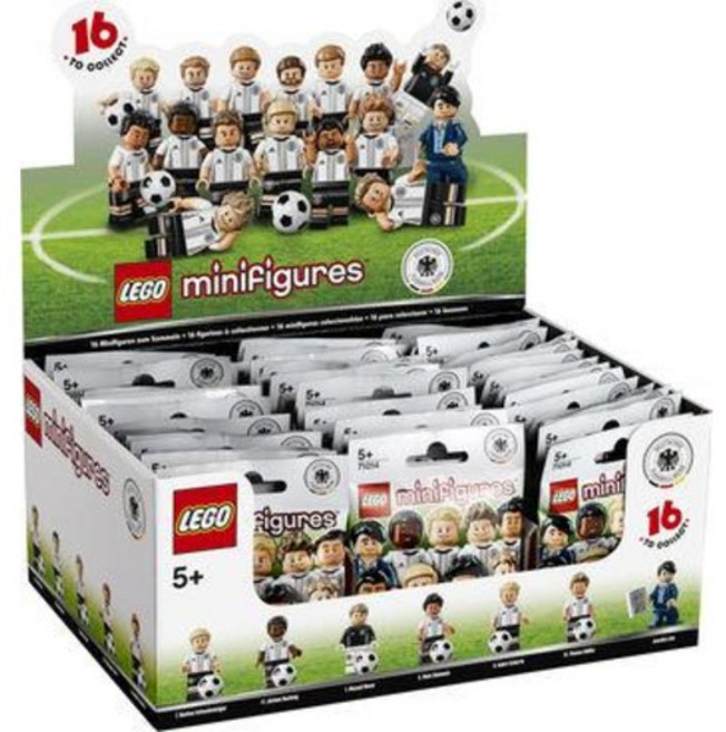 레고 박스 71014 독일 축구대표팀 피규어 LEGO Minifigures - DFB Series 60 개 1박스, 1개