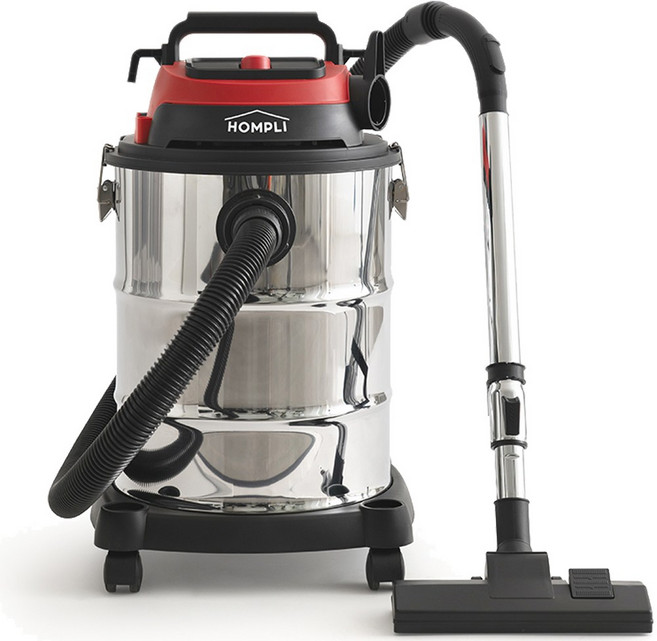 홈플리 공업용 진공 헤파필터 건습식 진공 청소기 코드길이 8m, HP-V3030R (30L) 실버