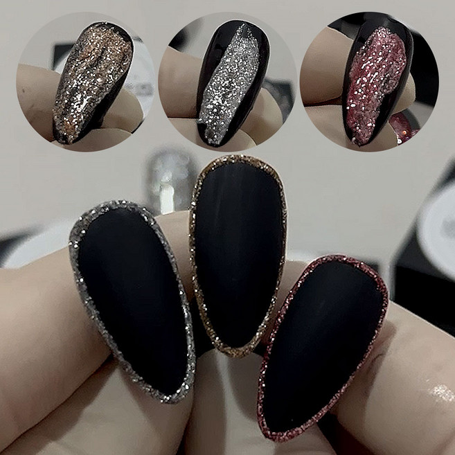 네일 글리터젤 라인젤 통타입, 1개, 5g, 라인글리터젤-실버