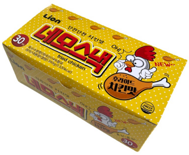 네모스낵 치킨 맛 30개입 1곽 13g, 390g, 1개