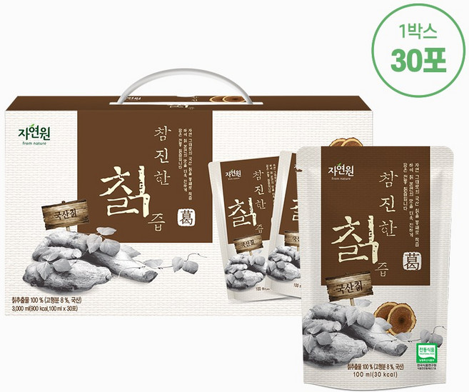 자연원 참진한 칡즙, 100ml, 30개