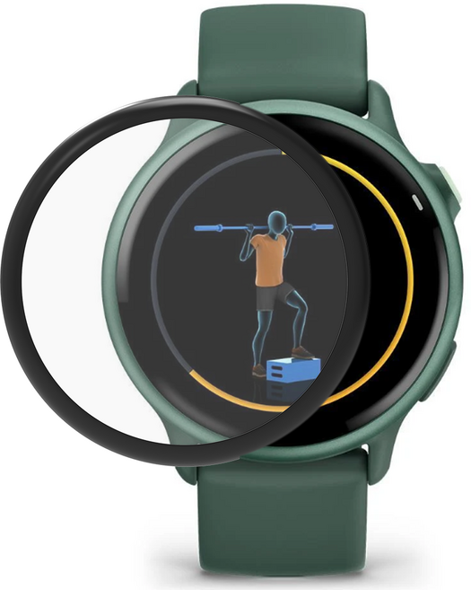 1+1 가민 비보액티브6 호환 고광택 액정 보호필름, 1개, 투명보호필름