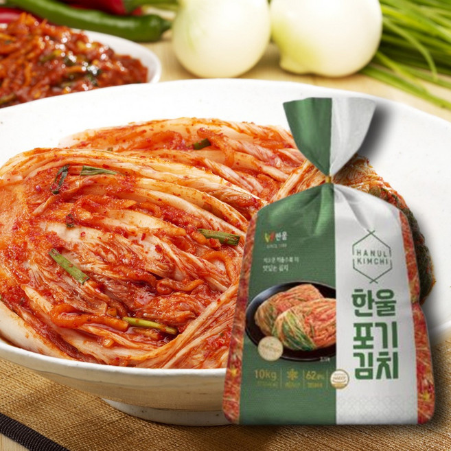 100% 국내산 한울 포기김치 우리땅 국산 배추 마늘 고추가루, 1개, 3kg