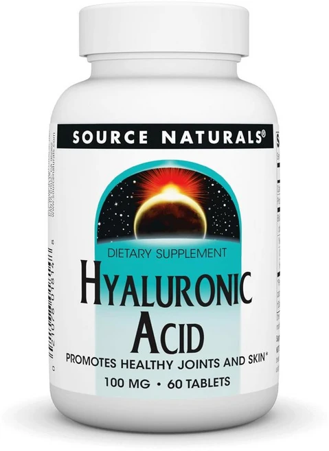 Source Naturals 소스내추럴스 히알루론산 100mg, 2개, 60정 - 쿠팡