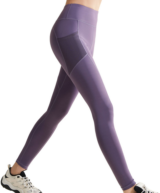 민트스쿨 하이웨스트 포켓 레깅스 사이드 포켓 주머니 요가 헬스 필라테스 9부