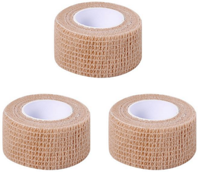 붙이는 의자 다리커버 긁힘방지 소음방지 테이프 3개 세트, 베이지