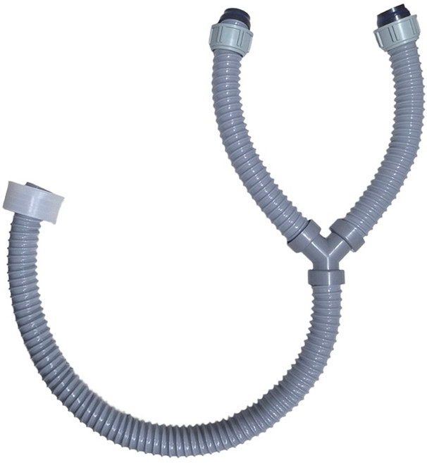 다파라닷컴 싱크대 호스 주방배수호스 배수구 Y호스, 배수구 Y호스 70cm + 악취방지캡, 1세트