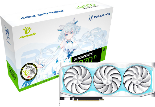 MANLI 지포스 RTX 5070 Ti Polar Fox OC D7 16GB 대원씨티에스