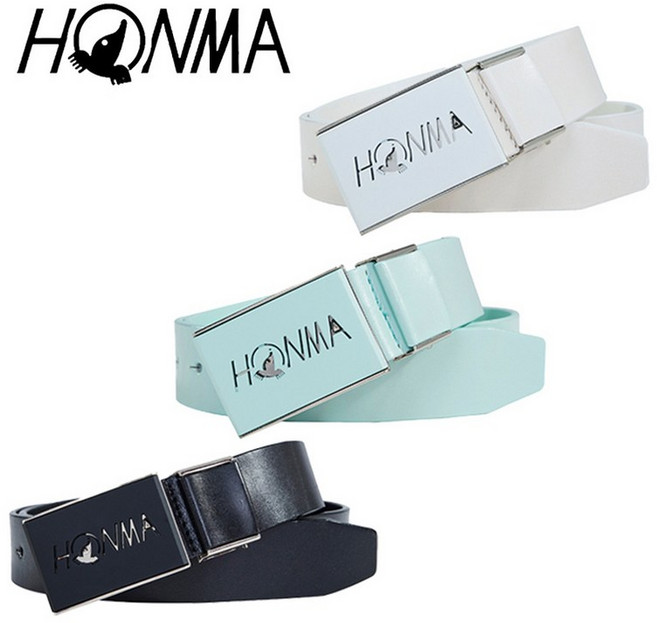 혼마여성 로고 레더 벨트 HWHQ014W068, GR(그린) F, -
