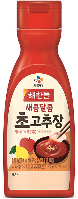 해찬들 새콤달콤 초고추장, 300g, 1개