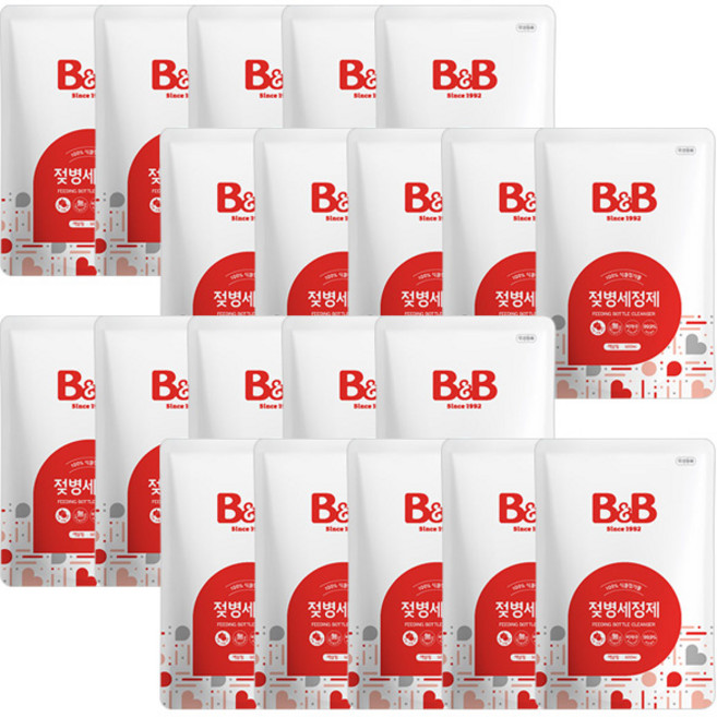 보령 메디앙스 비앤비 젖병세정제 액상타입(리필형) 500ml x 20개 1박스