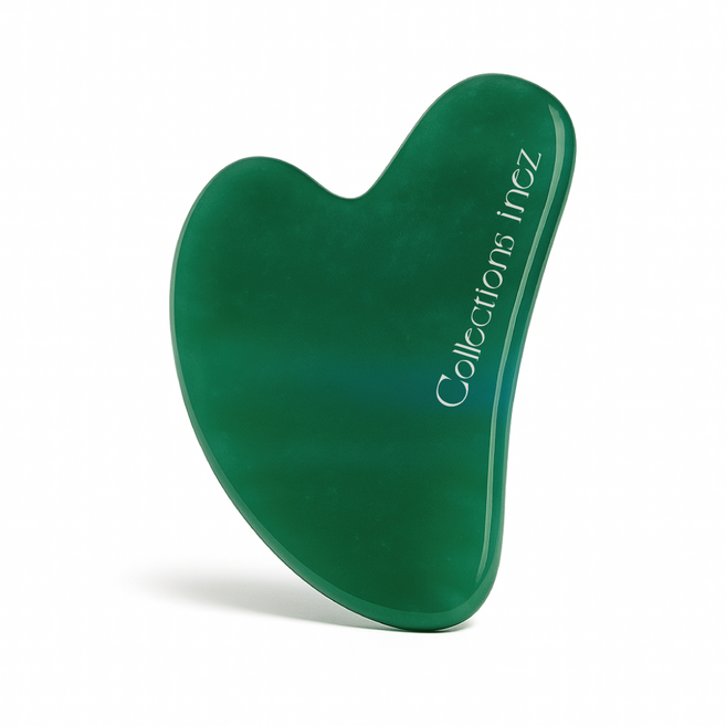 이네즈 옥 괄사 마사지 어벤츄린 얼굴 승모근 두피 바디 마사지, 1개