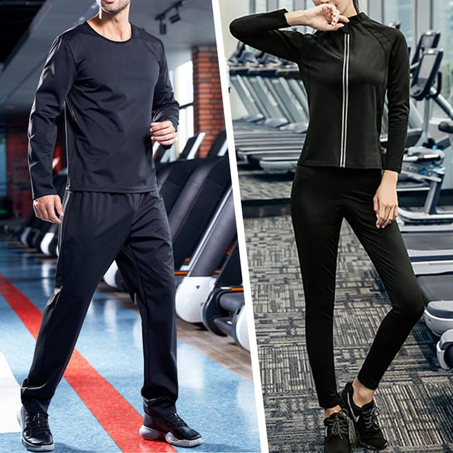 로로비 여자 남자 땀복 상하의 세트 다이어트 운동복 조깅복 헬스복 런닝복