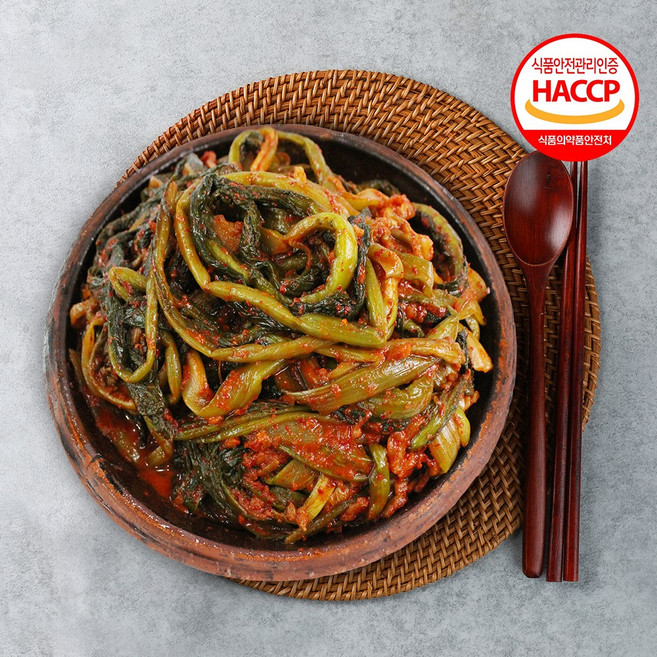 친환경팔도 [HACCP] 전라도 갓김치 1kg 3kg 5kg, 1개