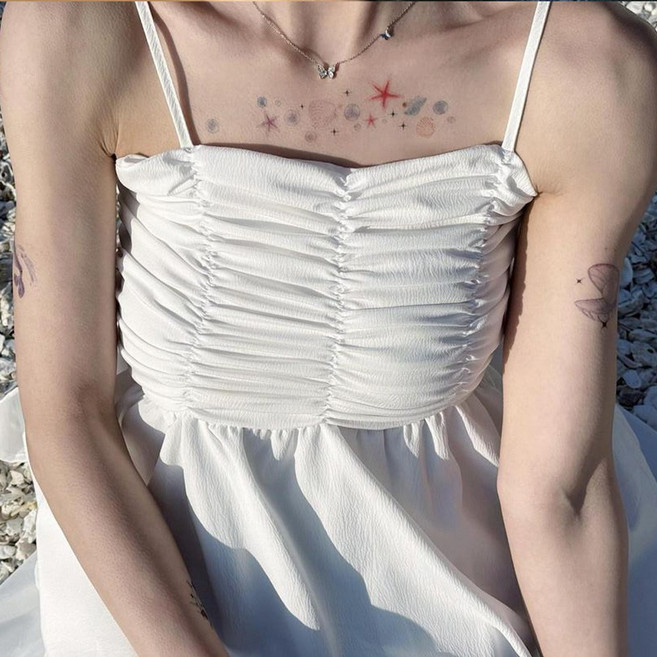 타투스티커 국내생산 KC인증 타투 문신 헤나 방수 나비 레터링 장미 스티커 프리미엄27종, 1개, 프리미엄-18