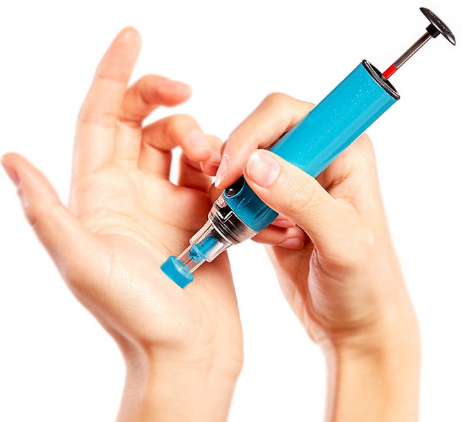 [젠틸] 진공 방식 무통증 채혈기 사혈기 당뇨 혈당 측정, 1개, 1개입