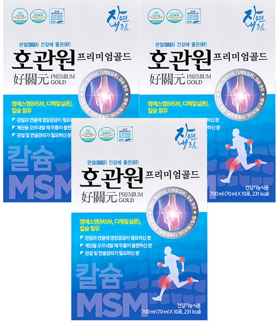 호관원 프리미엄골드( 10개입 6박스), 700ml, 3개